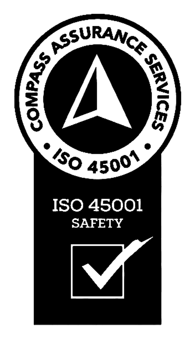 ISO 45001 certified — Safety